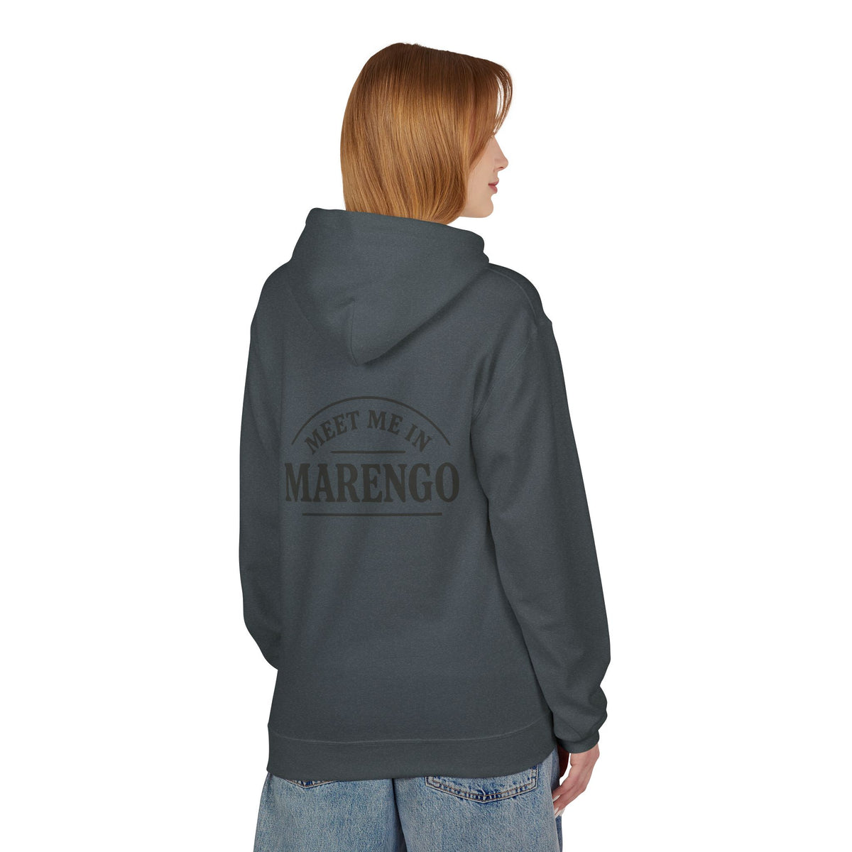 Women's Hoodie with Basic Black Rear Logo