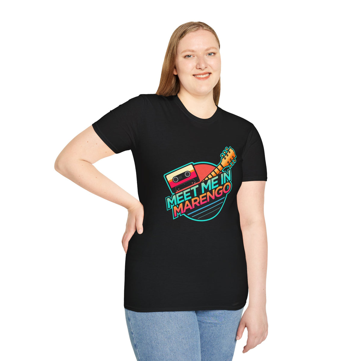 Retro Vibes Front Logo T-Shirt