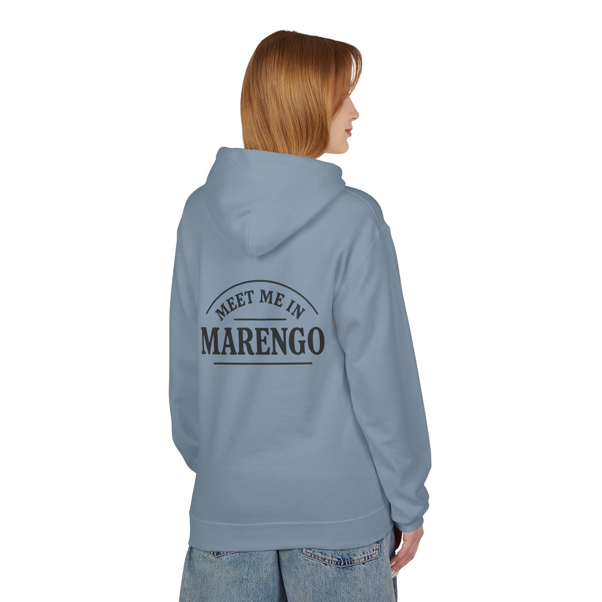 Women's Hoodie with Basic Black Rear Logo
