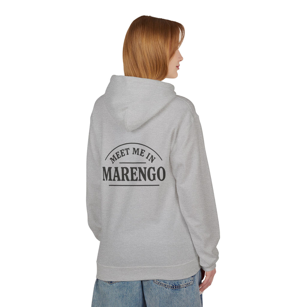 Women's Hoodie with Basic Black Rear Logo