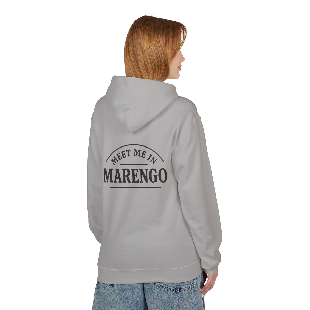 Women's Hoodie with Basic Black Rear Logo