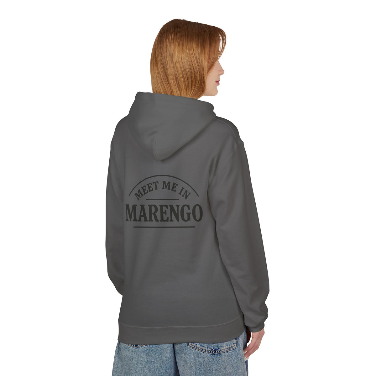 Women's Hoodie with Basic Black Rear Logo