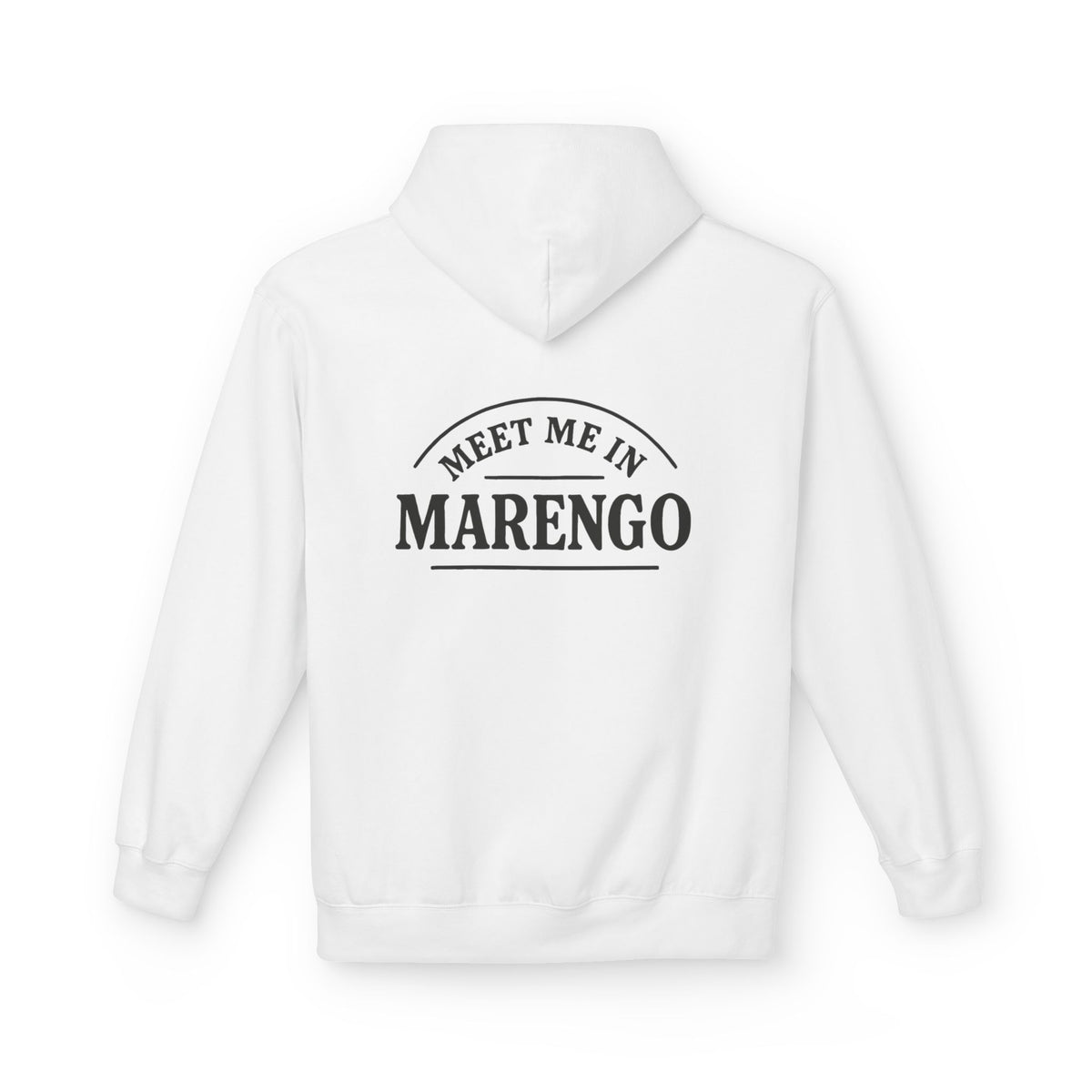 Women's Hoodie with Basic Black Rear Logo