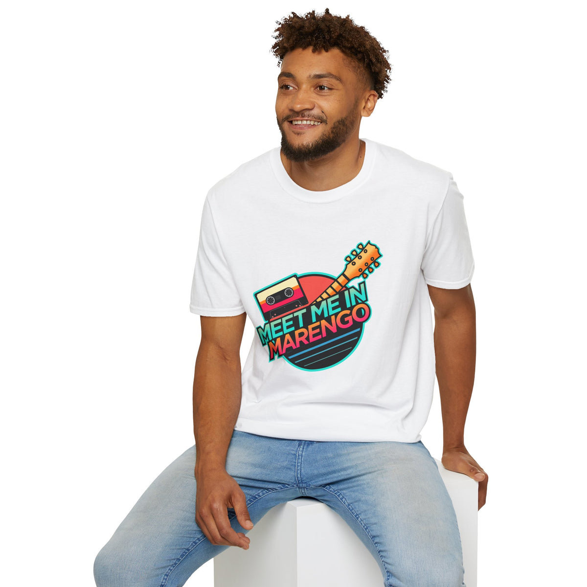 Retro Vibes Front Logo T-Shirt