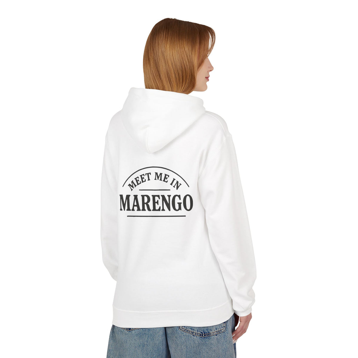 Women's Hoodie with Basic Black Rear Logo