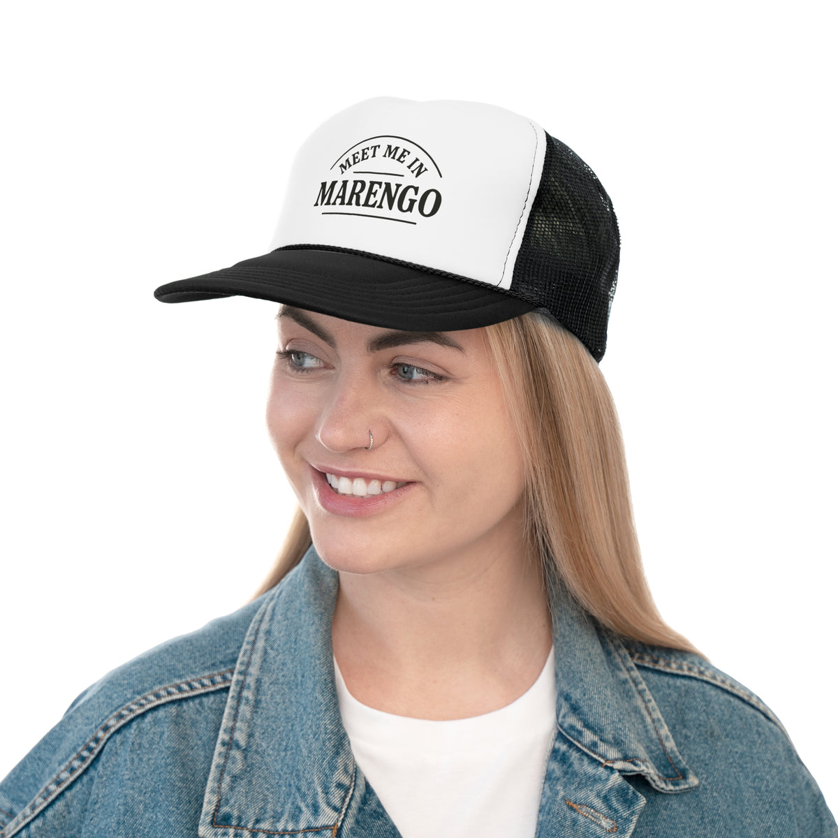 Trucker Hat - Basic Black Logo