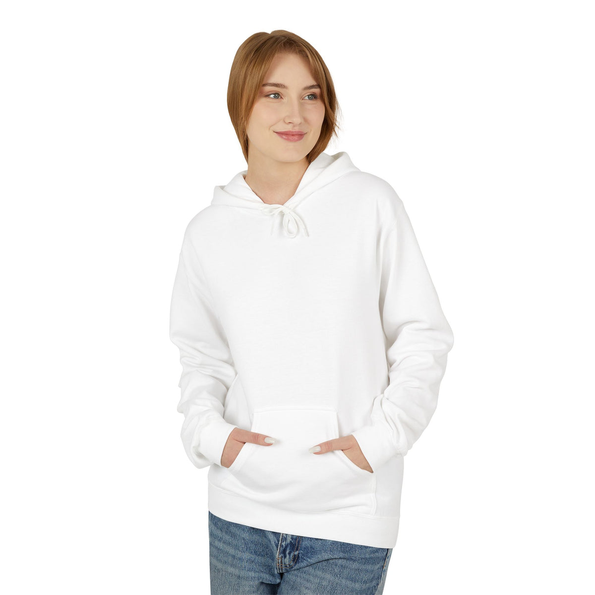 Women's Hoodie with Basic Black Rear Logo