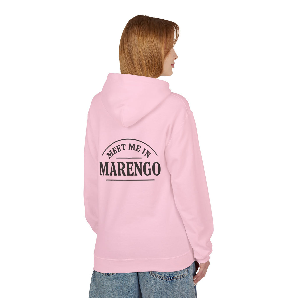 Women's Hoodie with Basic Black Rear Logo