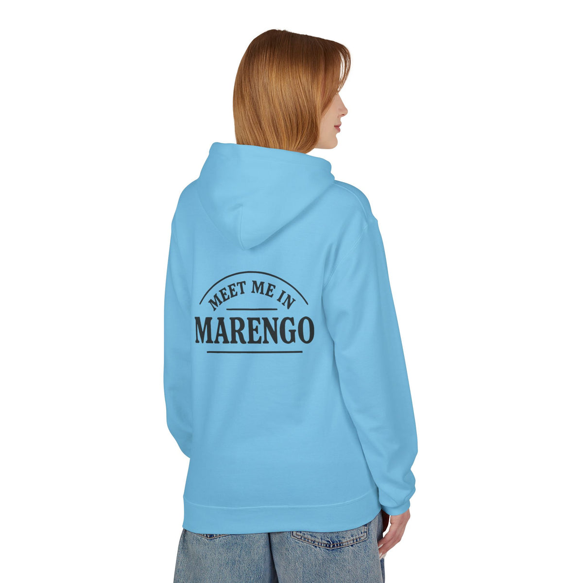 Women's Hoodie with Basic Black Rear Logo