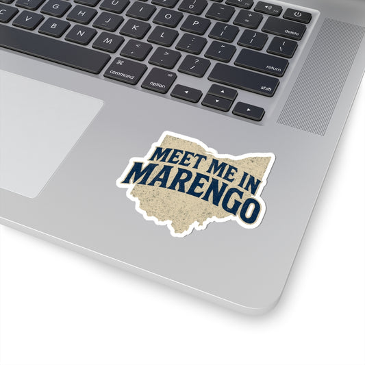Meet Me in Marengo State Logo Sticker