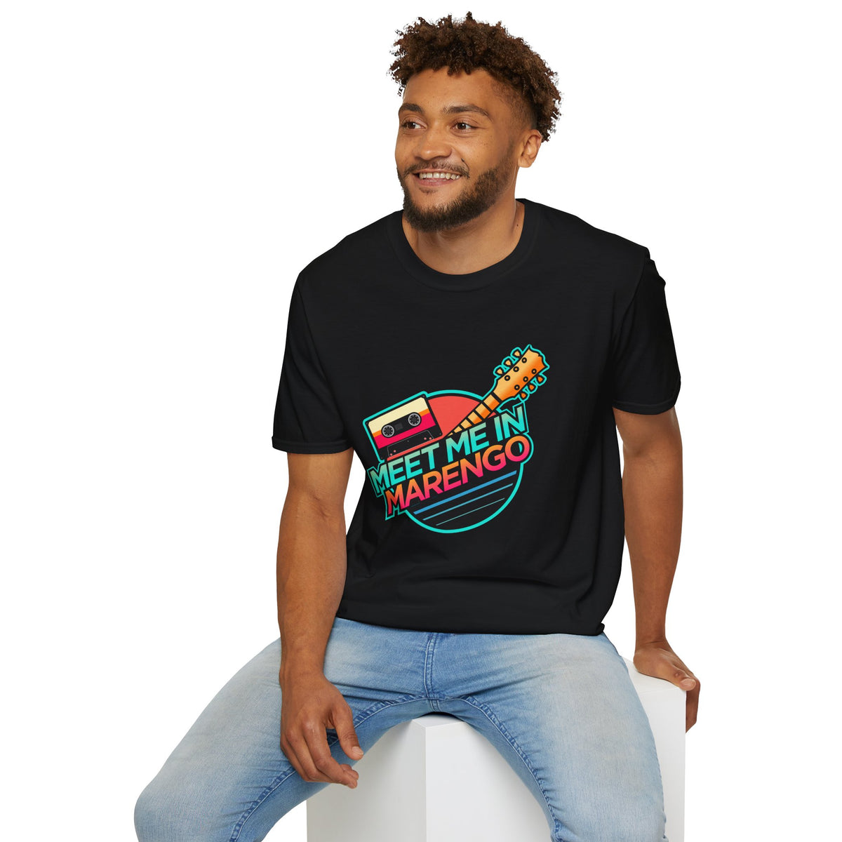 Retro Vibes Front Logo T-Shirt