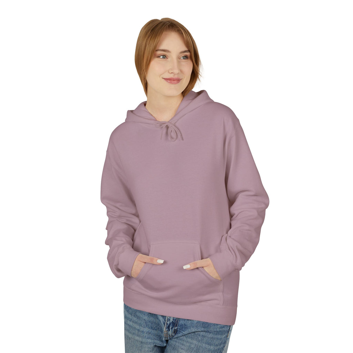 Women's Hoodie with Basic Black Rear Logo
